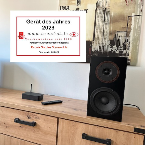 Econik SIX ist Gerät des Jahres 2023 bei areadvd! - Econik SIX ist Gerät des Jahres 2023 bei areadvd!