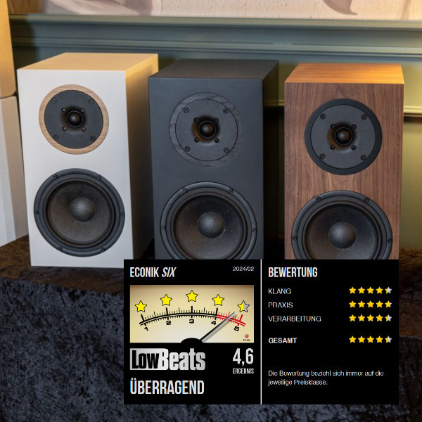 Econik SIX als "überragend" bei Lowbeats ausgezeichnet! - Econik SIX als "überragend" bei Lowbeats ausgezeichnet!