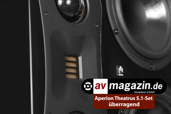 AV-Magazin is enthusiastic about the AperionAudio Theatrus set! - AV-Magazin is enthusiastic about the AperionAudio Theatrus set!