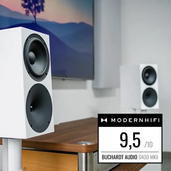 Buchardt Audio S400 MKII received 9.5 / 10 points in the Modernhifi test - Buchardt Audio S400 MKII received 9.5 / 10 points in the Modernhifi test