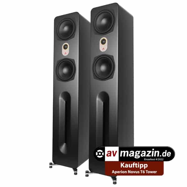 AperionAudio Novus T6 Tower awarded best buy tip - AperionAudio Novus T6 Tower awarded best buy tip