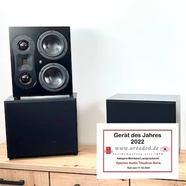 AperionAudio Theatrus set voted surround set of the year! - AperionAudio Theatrus set voted surround set of the year!