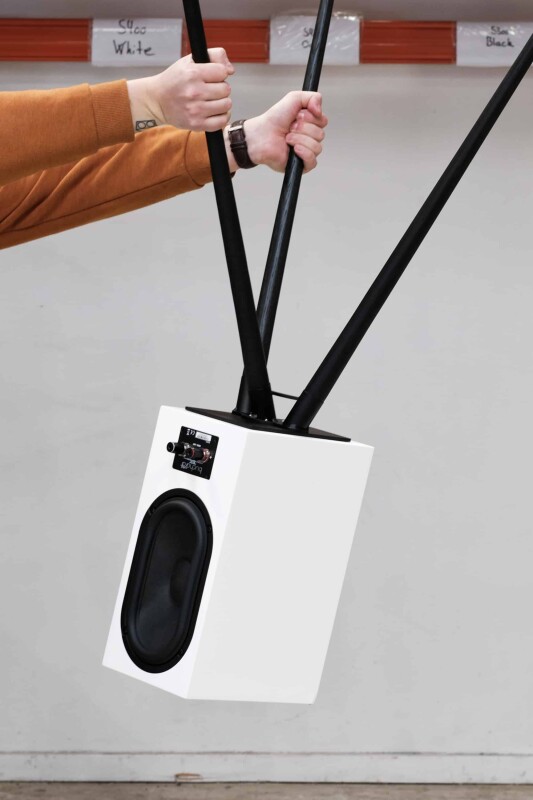 Buchardt Audio Stativ - Tripod Eiche Dunkel, schwarze...