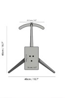 Buchardt Audio Stativ - Tripod Eiche Dunkel, schwarze Topplatte Aussteller