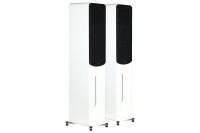 AperionAudio Novus T5 Tower Weiß Seidenmatt mit Abdeckung