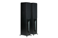 AperionAudio Novus T5 Tower Schwarz Seidenmatt mit Abdeckung