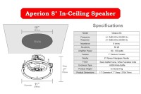 AperionAudio Clearus 8"  Deckeneinbaulautsprecher