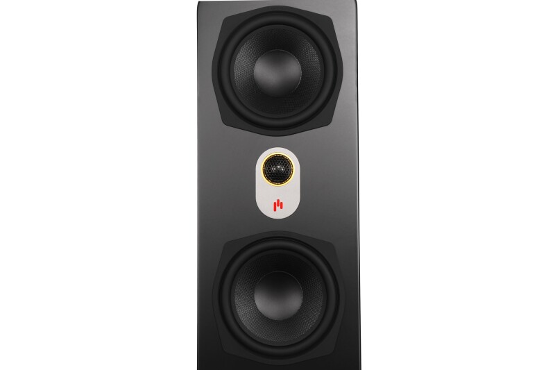 AperionAudio Novus T6 Tower Schwarz Seidenmatt Detailansicht Chassis
